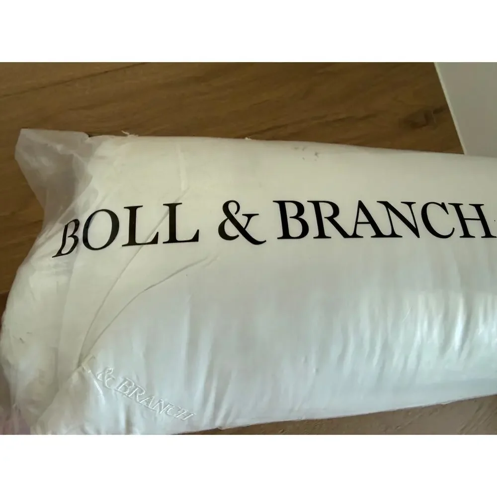New Boll & Branch King Down Alternative Firm Bed Pillow